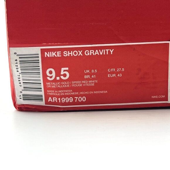 Nike Shox Gravity 'Metallic Gold' - Picture 10 of 11